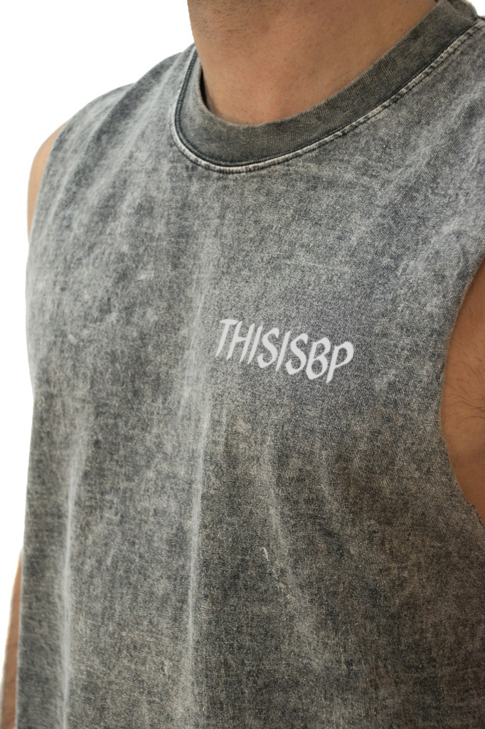 REMERA SIN MANGA RELAXED - ISO STONE