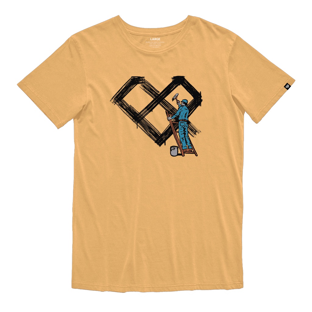 REMERA MANGA CORTA - PINTADA