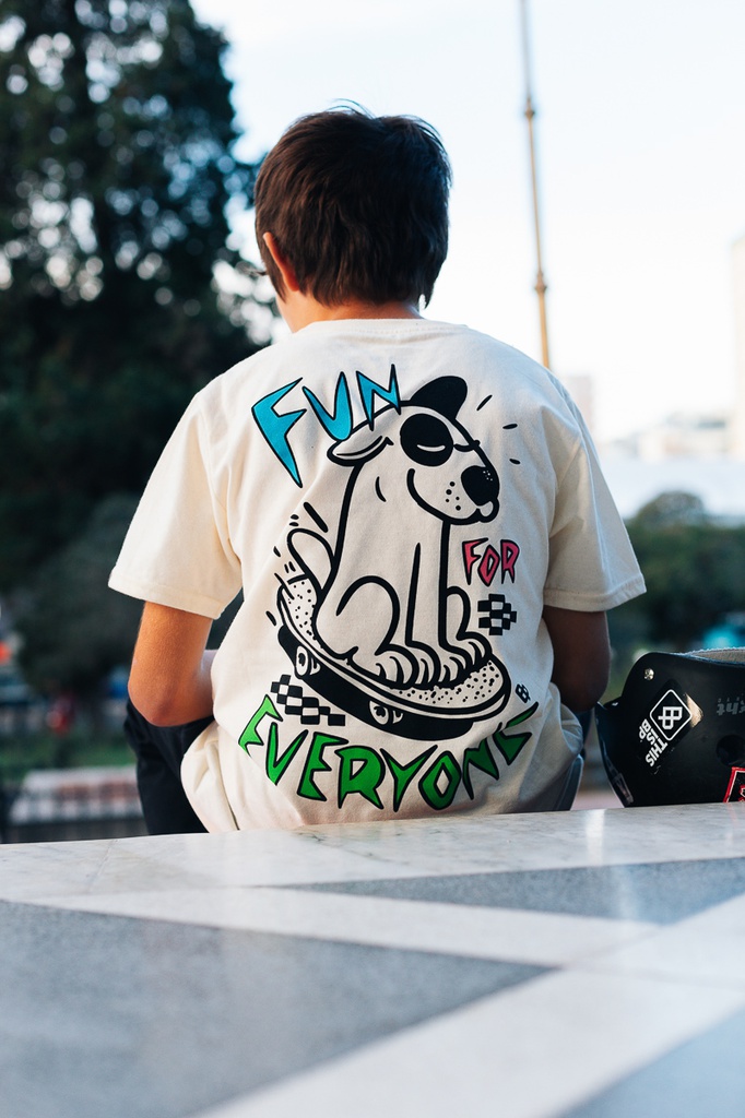 REMERA MANGA CORTA JUNIOR -  PARCHE