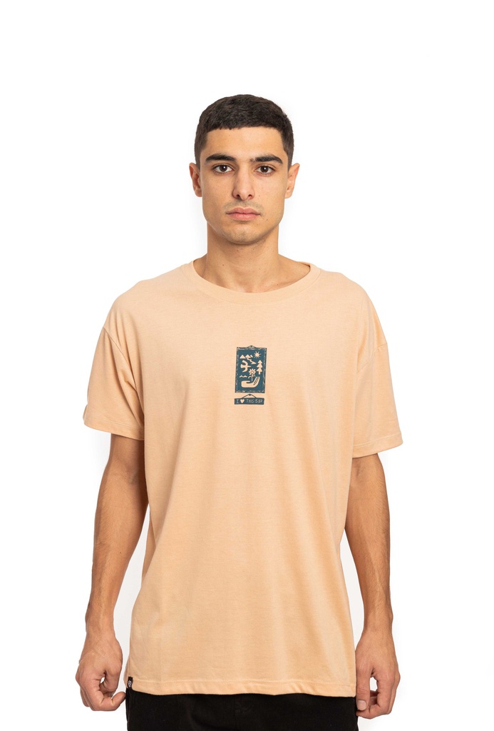 REMERA MANGA CORTA OVERSIZE - ESPACIO