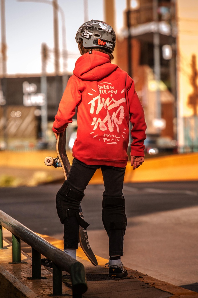 BUZO CANGURO JUNIOR - AQUARELADO