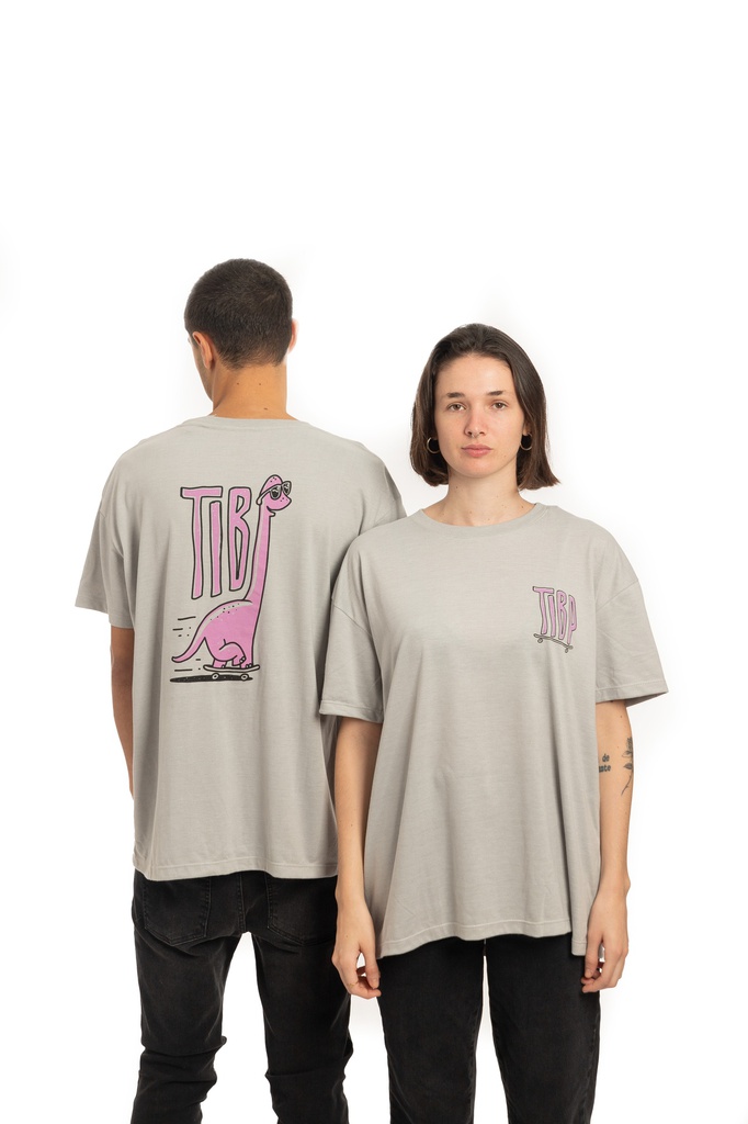 REMERA MANGA CORTA OVERSIZE- DINODANDO