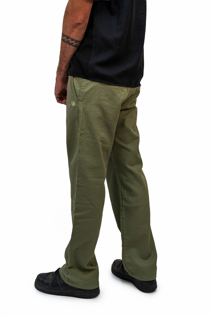 PANTALON GABARDINA LOOSE FIT - STOCK PLAZA