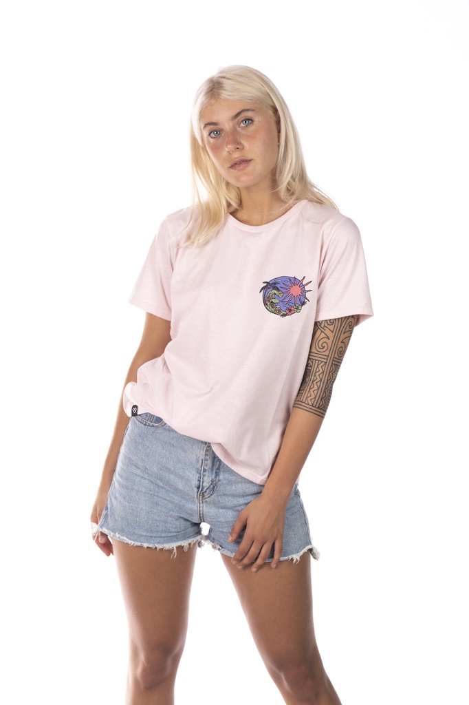 REMERA MANGA CORTA MUJER - ACANTILADO