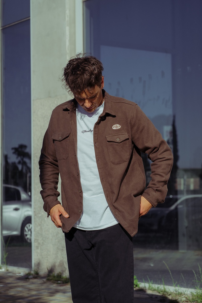 CAMISACO PAÑO - BROWN LAKE