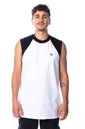 [032215011] REMERA SIN MANGA RELAXED - MIKE